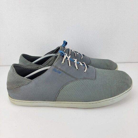 Olukai Nohea Moku Mens Size 13 Gray Casual Slip-On Boat Shoes - Picture 5 of 9